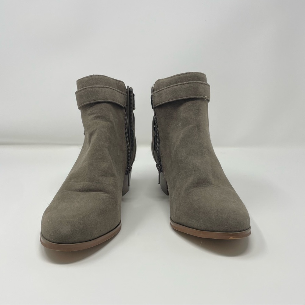 Giani Bernini Suede heeled ankle boots - grey, excellent condition - Picture 2 of 7